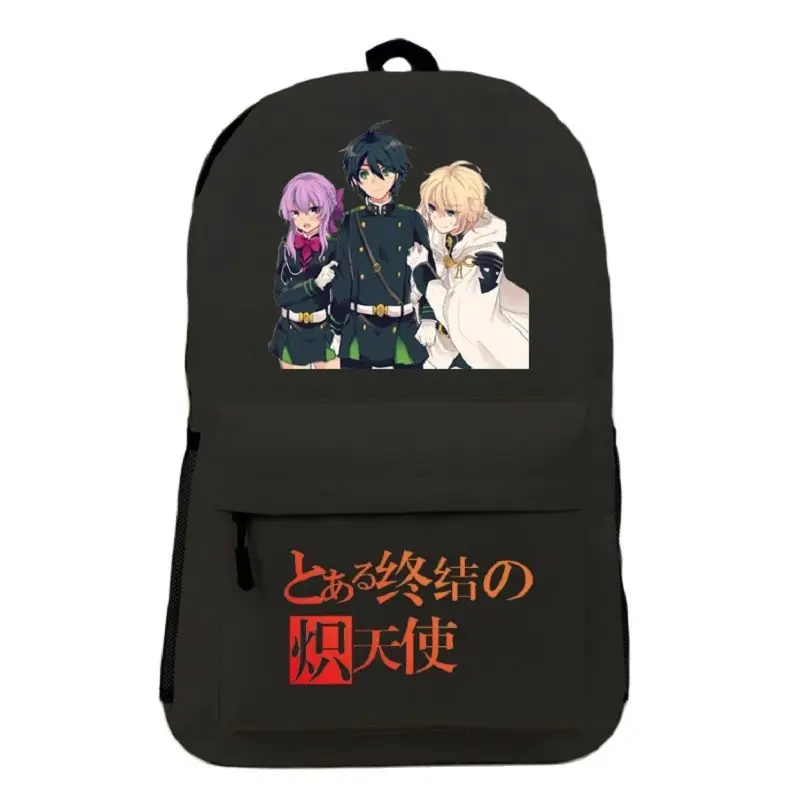 

Унисекс аниме мультфильм сераф из конца Yuichiro Hyakuya Hiiragi Shinoa Yoichi Saotome рюкзак повседневные школьные рюкзаки для студентов