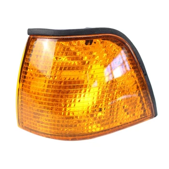 

Car Left Turn Signal Light Cover Corner Warning Light Shell Yellow For Bmw 3 Series 318I 325I E36 4Dr Sedan And Wagon 1992-1998