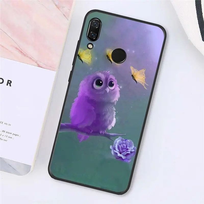 Cartoon cute animal owl