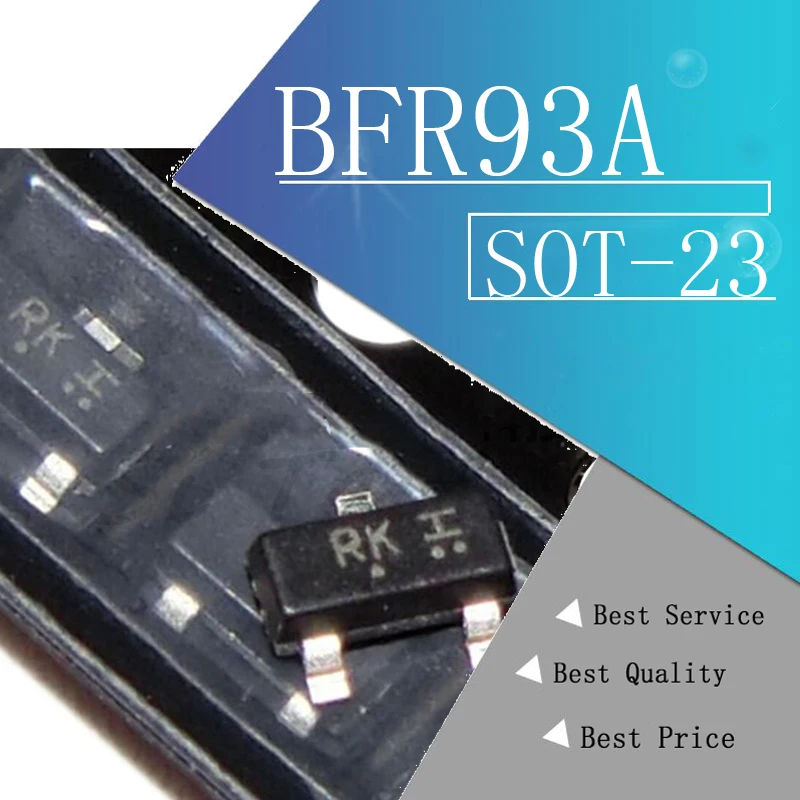 50PCS BFR93A SOT23 BFR93 Radio frequency (RF) bipolar transistor NPN RF TRANSISTOR new original