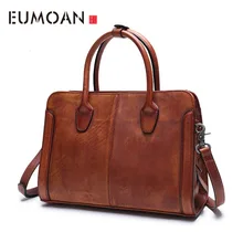 EUMOAN, новинка, оригинальная кожаная Ретро сумка, мужская и женская кожаная сумка, портфель, большая вместительность, через плечо, диагональная посылка