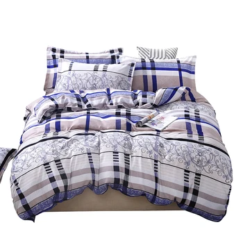 

Simple Comforter Bedding Sets Home Textile 4pcs Bedding Sets Duvet Cover Home Decor Bedding Autumn Winter Bedding Set FF80S
