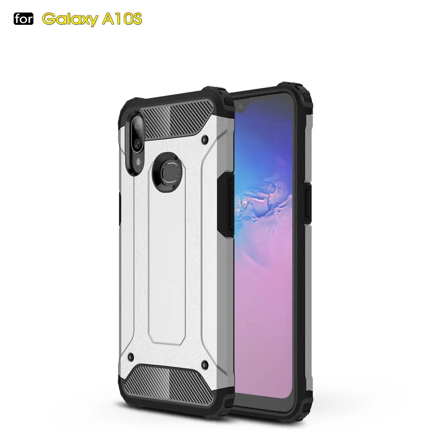 Чехол-бампер из гибридного материала для samsung Galaxy A10S SM A107F/DS TPU чехол samsung A10S A10 S SM-A107F/DS Funda SM A107F Чехол Чехлы