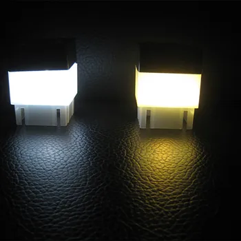 

New High Quality Solar Powered Outdoor LED Square Fence Light Garden Landscape Post Deck Lamp Lampe