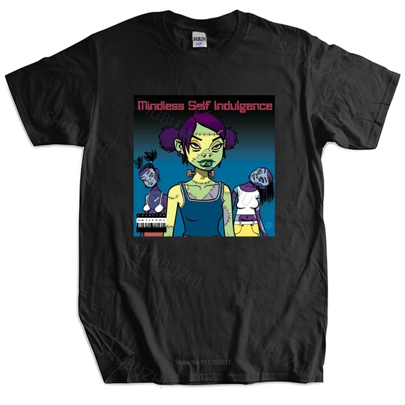 Mens T-shirt TOPS FRANKENSTEIN GIRLS T shirt msi mindless self indulgence jamie hewlett frankenstein girls tee-shirt top tees | Мужская