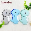 1pcs Silicone Dinosaur  Teether Rodent Animal Silicone Beads Chew Charms Food Grade Silicone Teether Bead Toy Gift 1