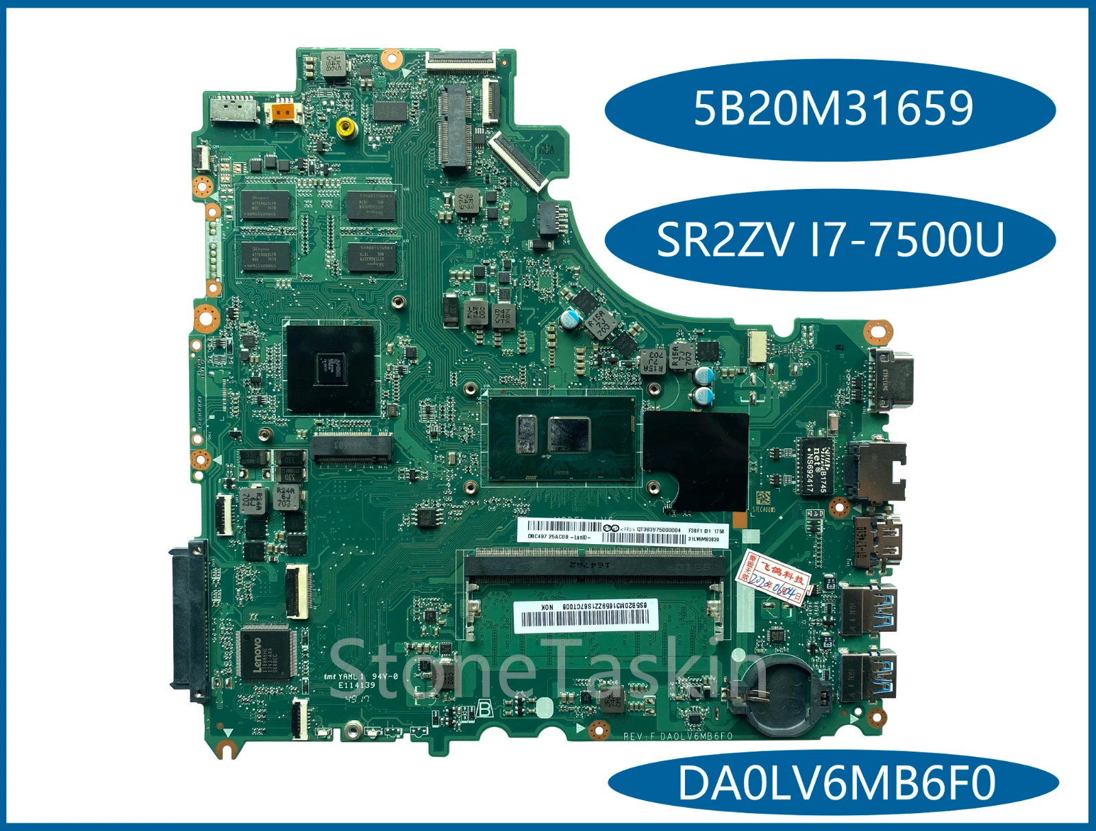 Высококачественная материнская плата 5B20M31659 для ноутбука Lenovo Ideapad V310 15ISK DA0LV6MB6F0 SR2ZV