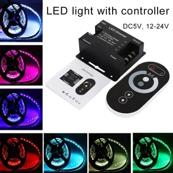 

LED Dimmer Controller RF Wireless Touch Light Controller Adjustable Remote Controler Home Decor Universal LED Controller Smart