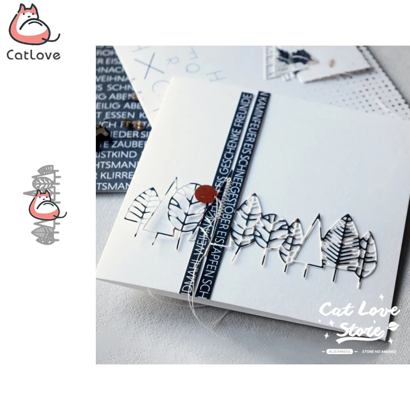 

Tree Forest Grove Metal Cutting Dies Scrapbooking Stencil Die Cuts Card Making DIY Decorative Craft Embossing New Dies For 2019