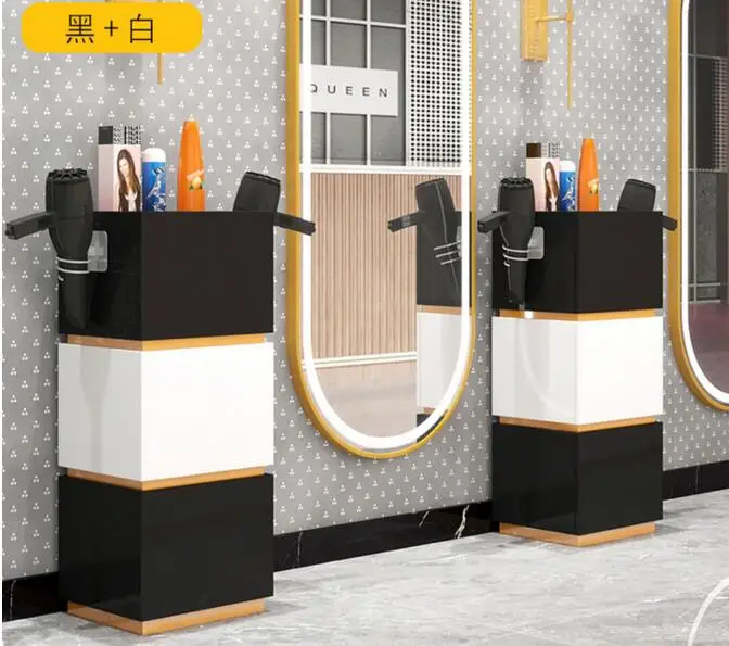 Barbershop tool cabinet Hair salon special tool table beauty saloon multi-functional shelving hair salon hair clipping locker