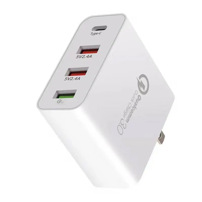 Универсальное сетевое зарядное устройство с портами USB Type-C и поддержкой быстрой