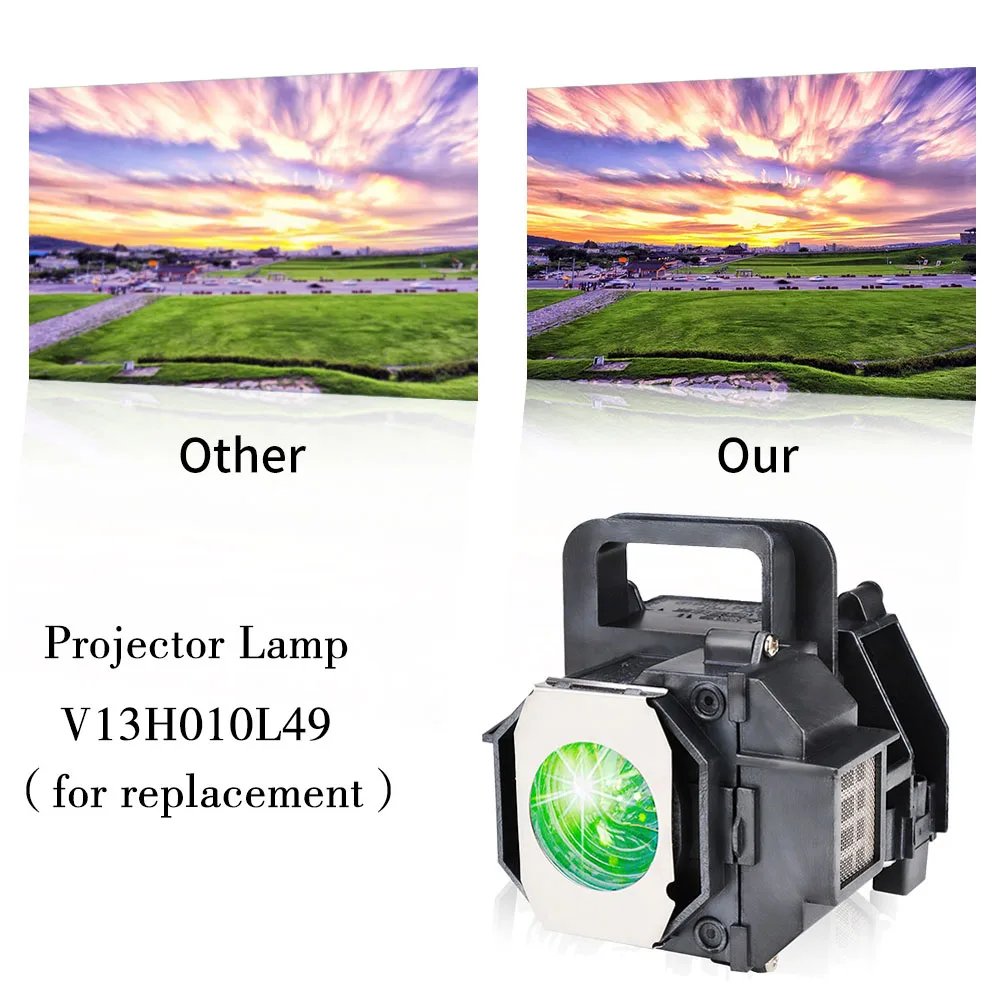 Фонарь для проектора HAPPYBATE фонарь V13H010L49|projector lamp|projector replacement lamplampe elplp49 |