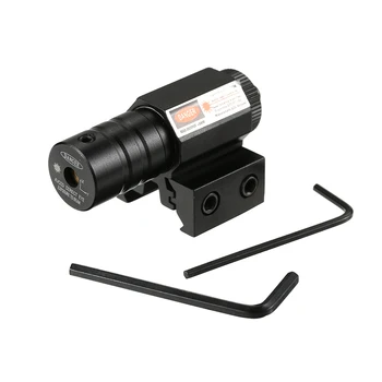 

Outdoor 1Set Mini Tactical Red Dot Scope Red Laser Sight Scope Pistol Lengthened Rat-Tail Shotgun Hunting Optics