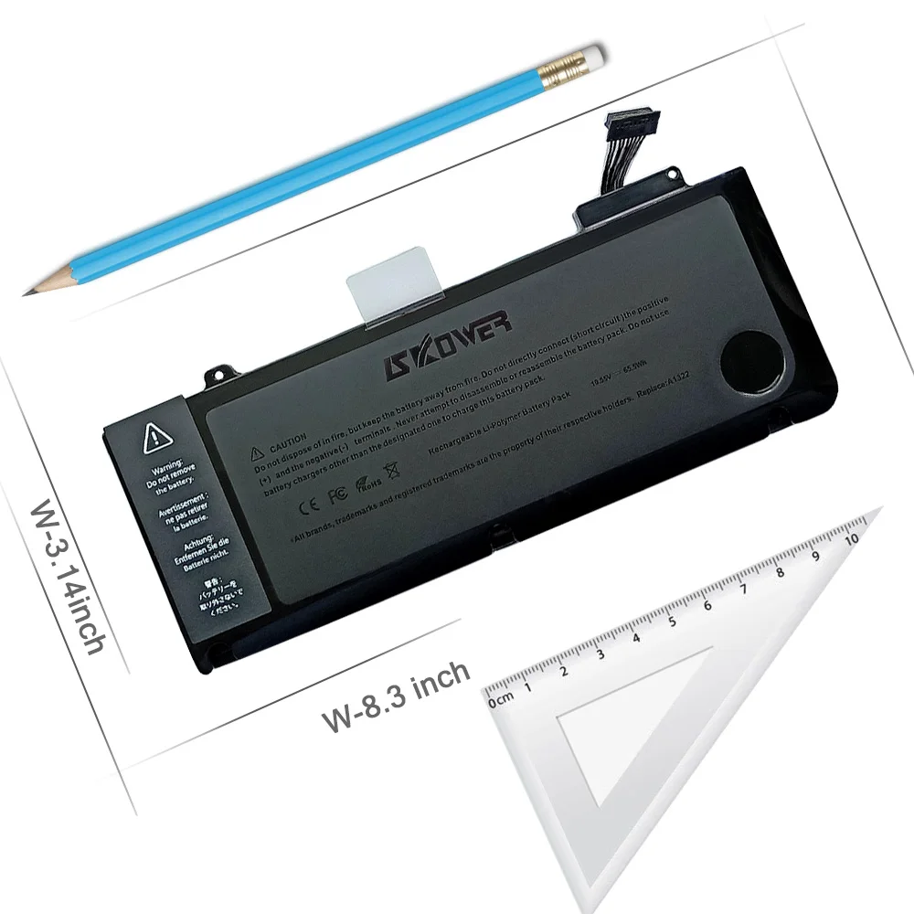 Аккумулятор SKOWER для ноутбука APPLE MacBook Pro 13 дюймов A1278 (2009 2012) MB990 MB991 A1322 аккумулятор
