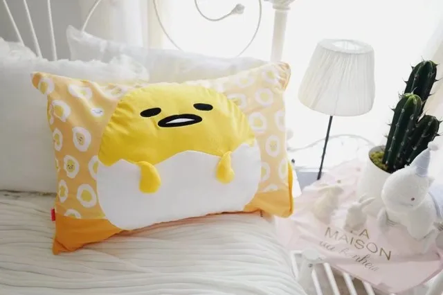 Лиловый Милая плюшевая игрушка по мотивам мультфильма белка Мелодия Gudetama Слон Мягкая Наволочка подарок на день рождения#2003 - Цвет: Лиловый