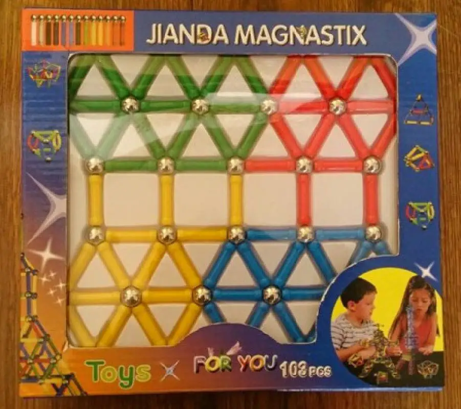 Новинка, 103 шт., сделай сам, дизайнерские, развивающие, забавные, Toysmagnet, металлические шары, Детские магнитные строительные блоки, игрушки, строительные игрушки, аксессуары