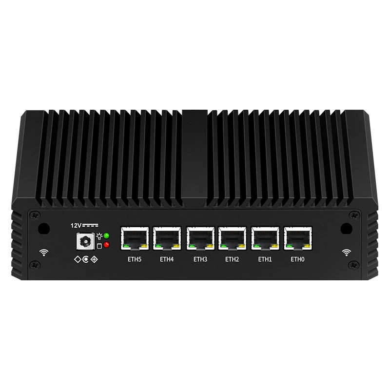 6 LAN Mini PC In-tel Core i3i5i7 CPU 4GB/16GB/32GB RAM 1T SSD Firewall VPN Router Pfsense Industrial Computer Network Server