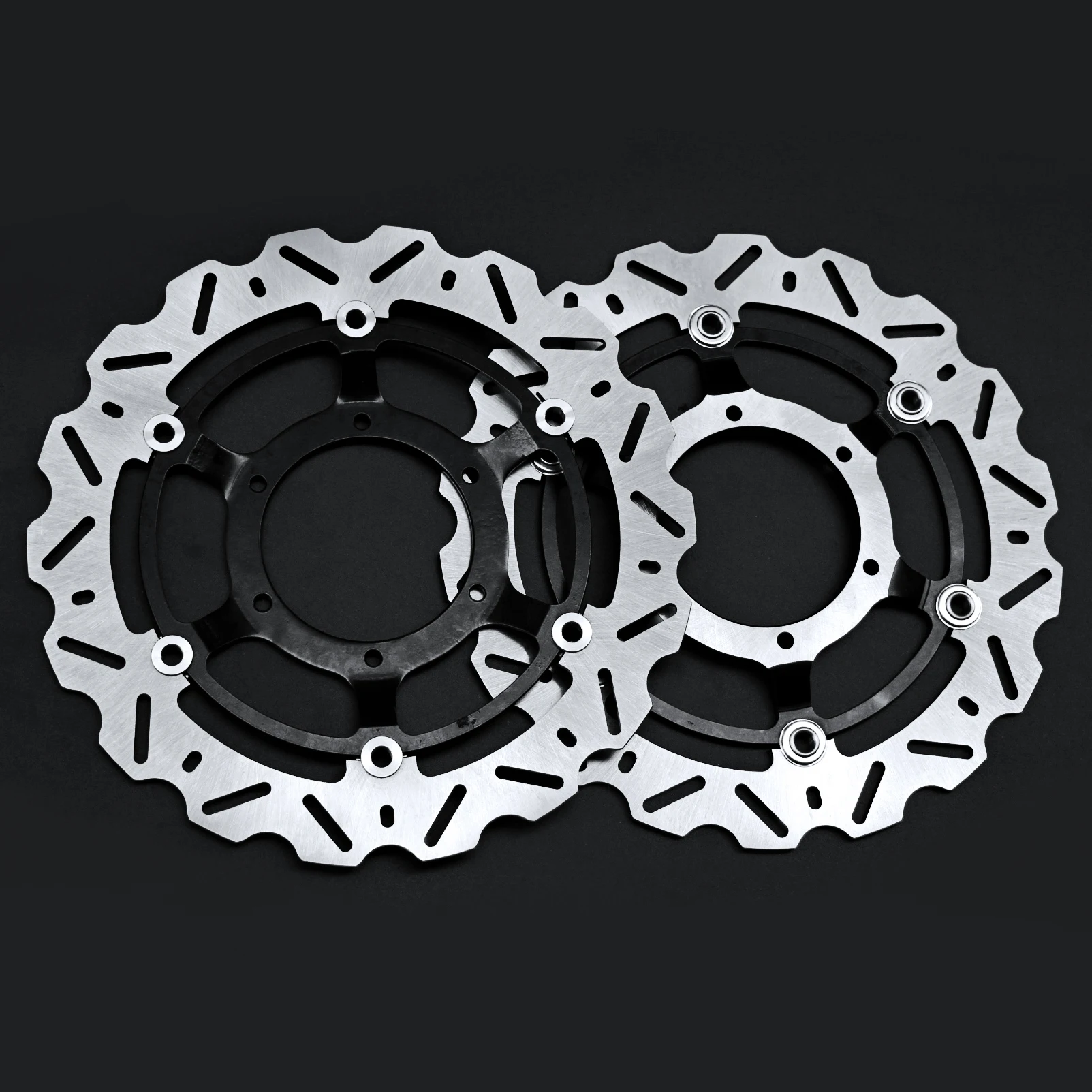 Передние тормозные диски роторы диски колодки для CB 600 F Hornet 599 F7 F8 ABS AF7 AF8 AF9 07 08 CB 900 F Hornet 919 F2-F7 2002-2007 - Цвет: BLACK 2PCS