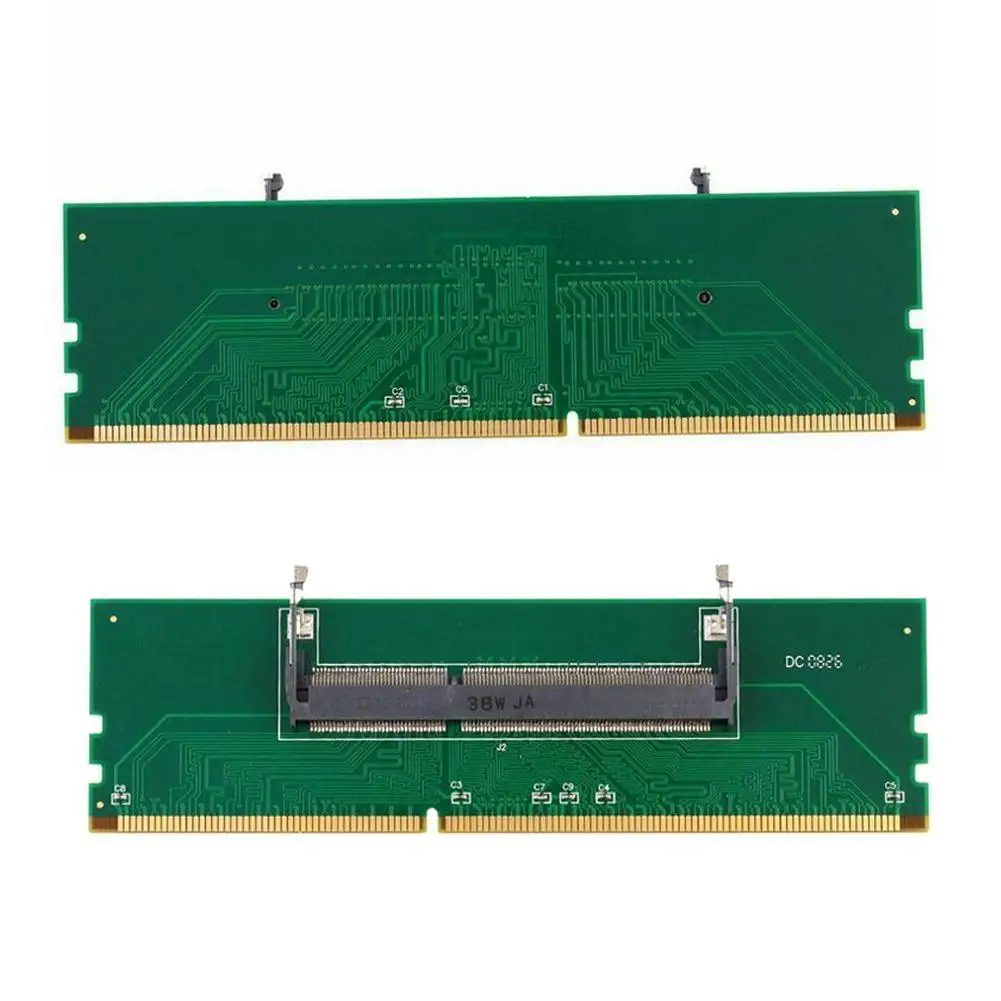 Adaptador de Conector de Memória Adaptador para Laptop e Desktop So-dimm Ram 6 Computador e Escritório