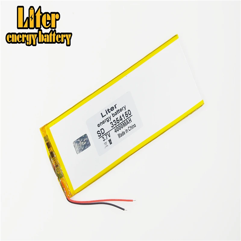 3354150 3 7 V 4000mah литий полимерный аккумулятор планшета с защитной доской для PDA