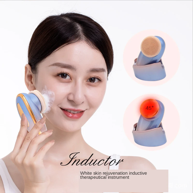 

Imported Multi-Functional Temperature-Sensing Cleansing Instrument Deep Shrink Pore Massager Portable Beauty Care Tool