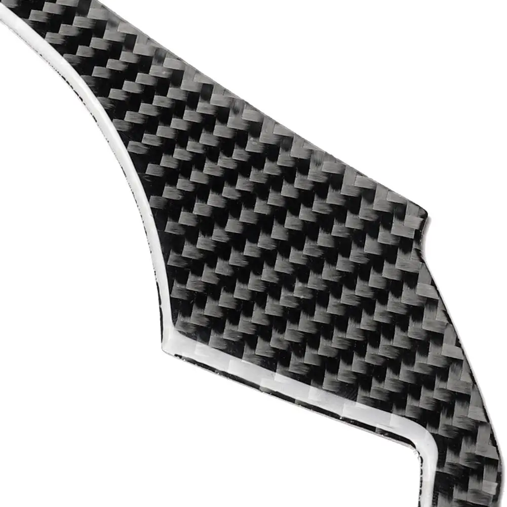 For Mazda 3 Axela 2013- Carbon Fiber Internal Shifting Panel Frame Interior Steering Wheel Carbon Inner Gear Shift Panel