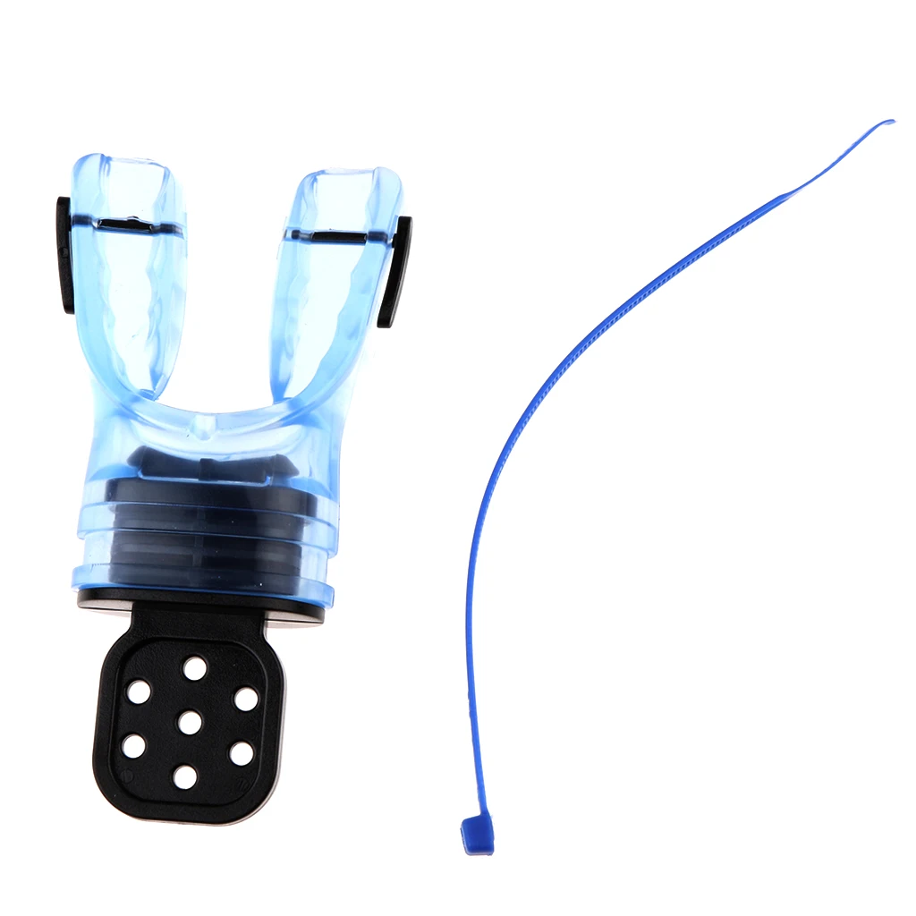 Scuba Diving Silicone Comfort Moldable Bite Mouthpiece With Regulator Scuba Diving Mouthpiece