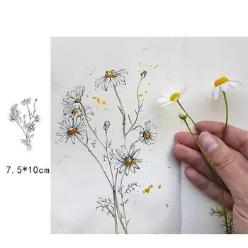 

Rubber Clear Stamps Silicone Seal for DIY Scrapbooking Card Flowers Plants Transparent Stamps Making Photo Album Crafts Decor