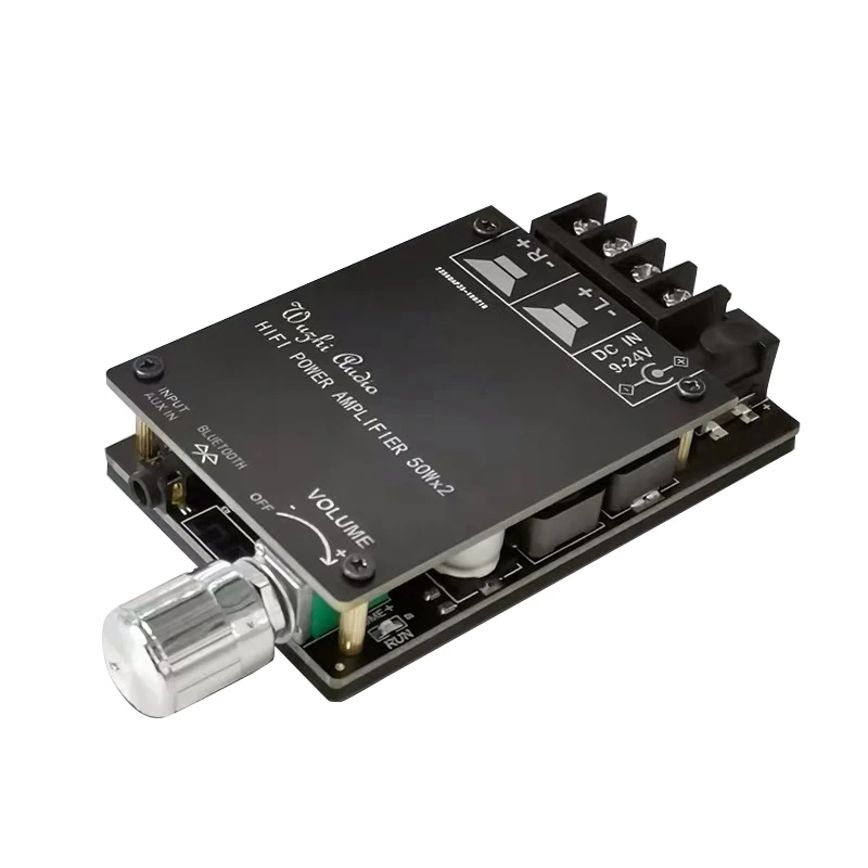 Bluetooth 5.0 Digital 2X50W o Power Amp for Speakers 30W-200W HiFi Stereo TPA3116D2 Aux Amplifier Board | Электроника