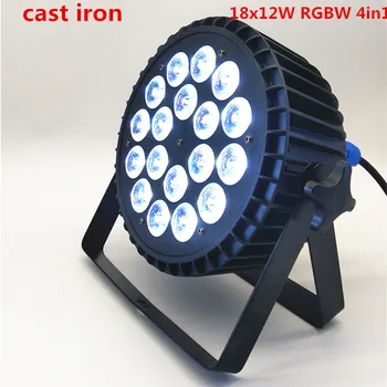 

New Products Aluminum Par Light Large Lens 18x12w LED Par Light RGBW 4in1 dmx512 Professional Stage Light KTV Bar Disco Light