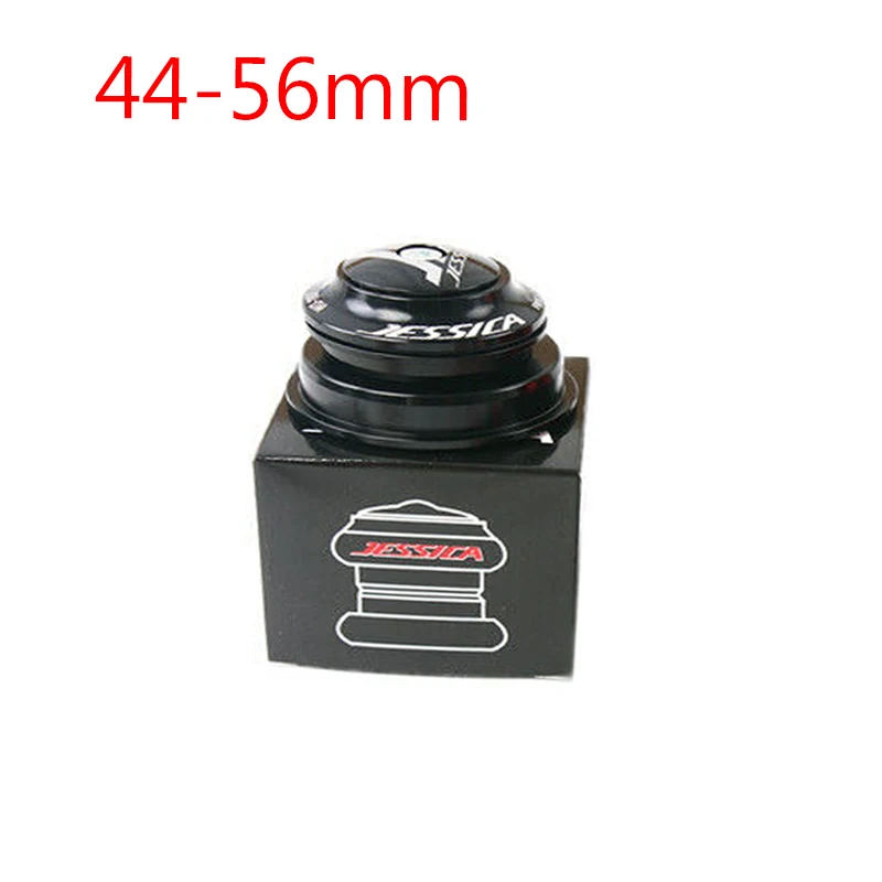 Black 44-56mm Велосипедная гарнитура MTB подшипники 1 шт. 34/44/44-55/44-56 мм Дорожный велосипед гарнитура горный велосипед аксессуары для 28,6 мм вилка/рамка - Цвет: Black 44-56mm