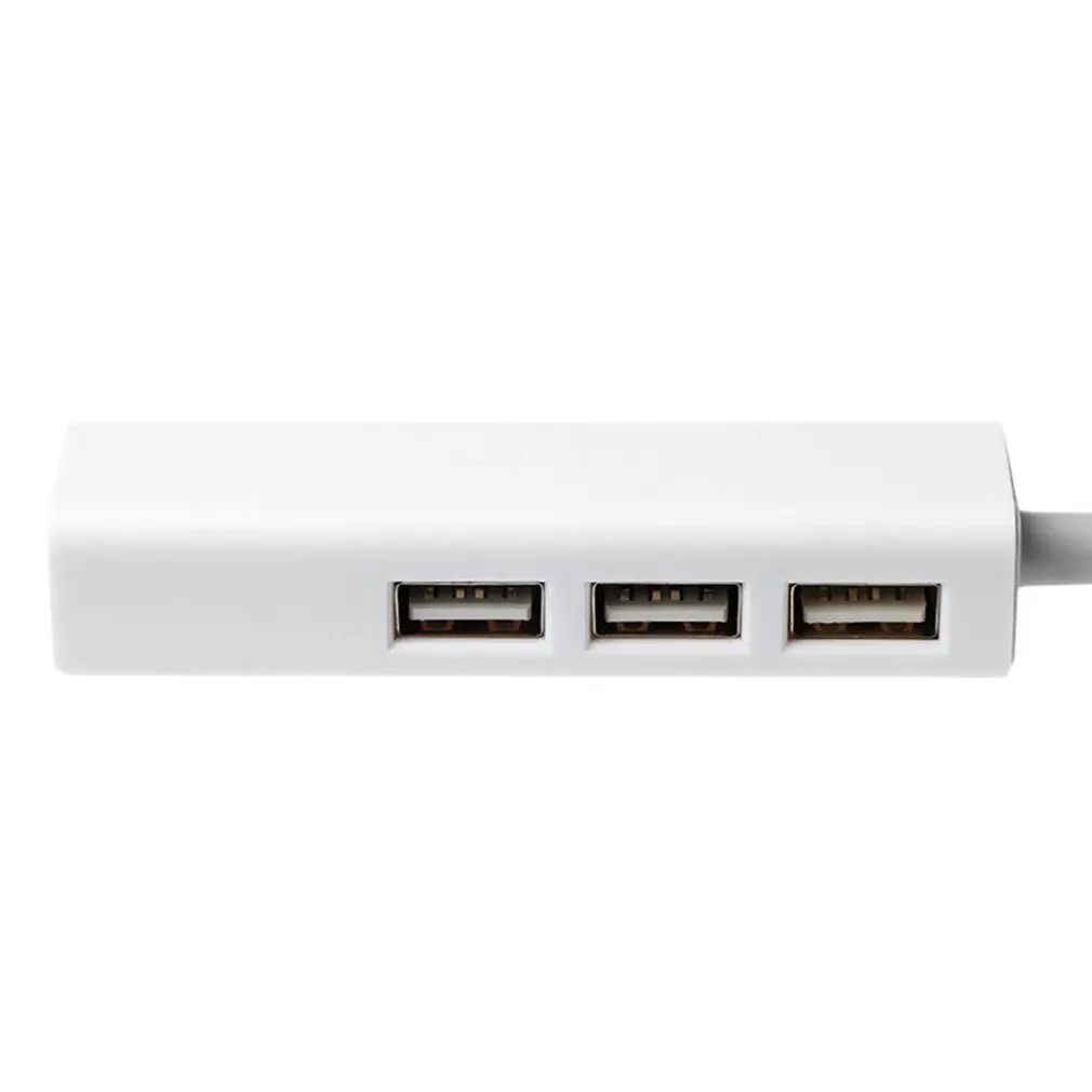 3 Usb 2,0 порт концентратор Usb+ type-C/Usb 2,0 к Lan/Rj45 Ethernet сетевой адаптер кабель