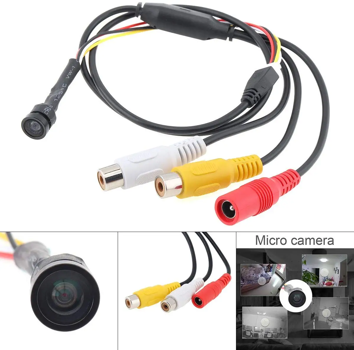 CCTV 1/3 sony CCD 1000TVL 1,8 мм 150degreee широкоугольный объектив Мини HD камера видеонаблюдения Труба Камера