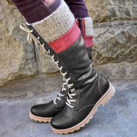 Г., женские кожаные ботинки высокого качества осенне-зимние женские ботинки на массивном каблуке зимние ботинки женские ботинки