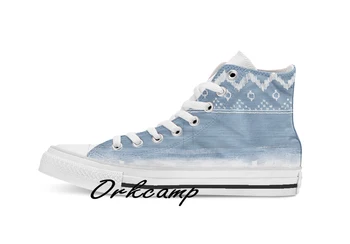 

Winter koala Custom Casual High Top lace-up Canvas shoes sneakers Drop shipping