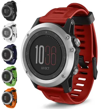 

Silicon Watch Band For Garmin Fenix 5X 5 5S 5X Plus 3 3 HR Watch Strap Smart Watch Watchband Replacement Wrist Bracelet Strap