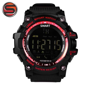 

Bluetooth Clock EX16 Smart Watch Notification Remote Control Pedometer Sport Watch IP67 Waterproof Wristwatch G19