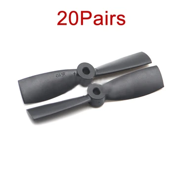 

20Pairs 4045 2 Blades Flat Head Propeller 4x4.5 Inch Left/Right Paddle 2204 Mini Motor DIY Prop Parts for RC FPV Quadcopter