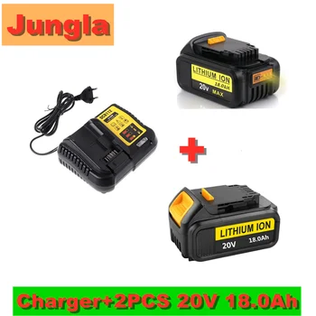 

20V 18.0Ah MAX Battery power tool Replacement for DeWalt DCB184 DCB181 DCB182 DCB200 20V 5A 20Volt 20V Battery+ 3A Charger