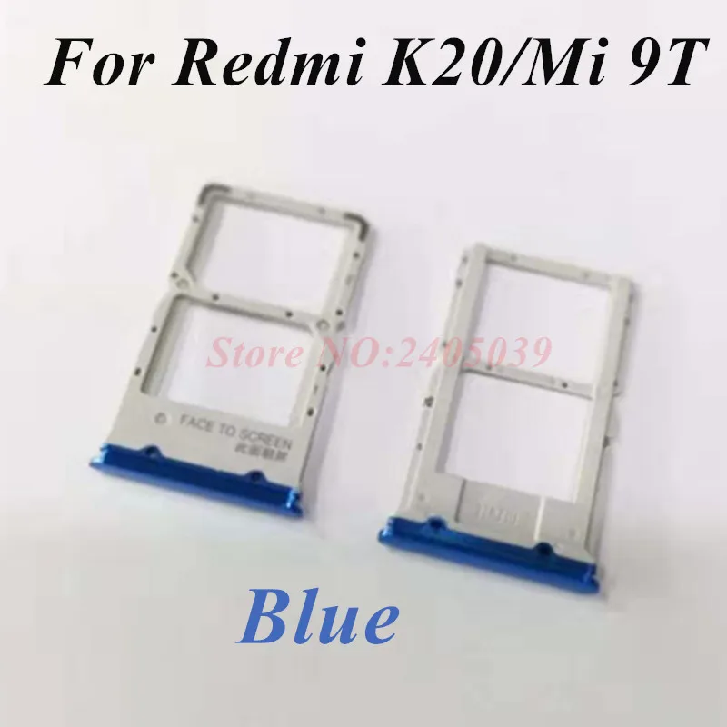Оригинальный лоток для sim карт Redmi K20 pro + адаптер Micro SD держатель гнезда Xiaomi 9T spair