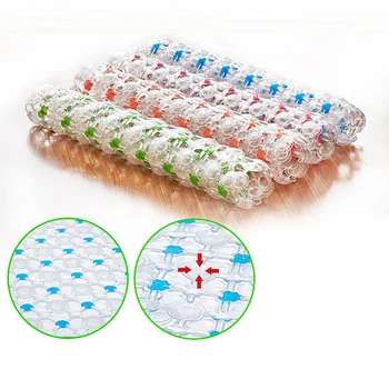 

Newly Non-Slip Bathmat Bathroom Shower Pad PVC Pebble Suction Cup Bathtub Mat