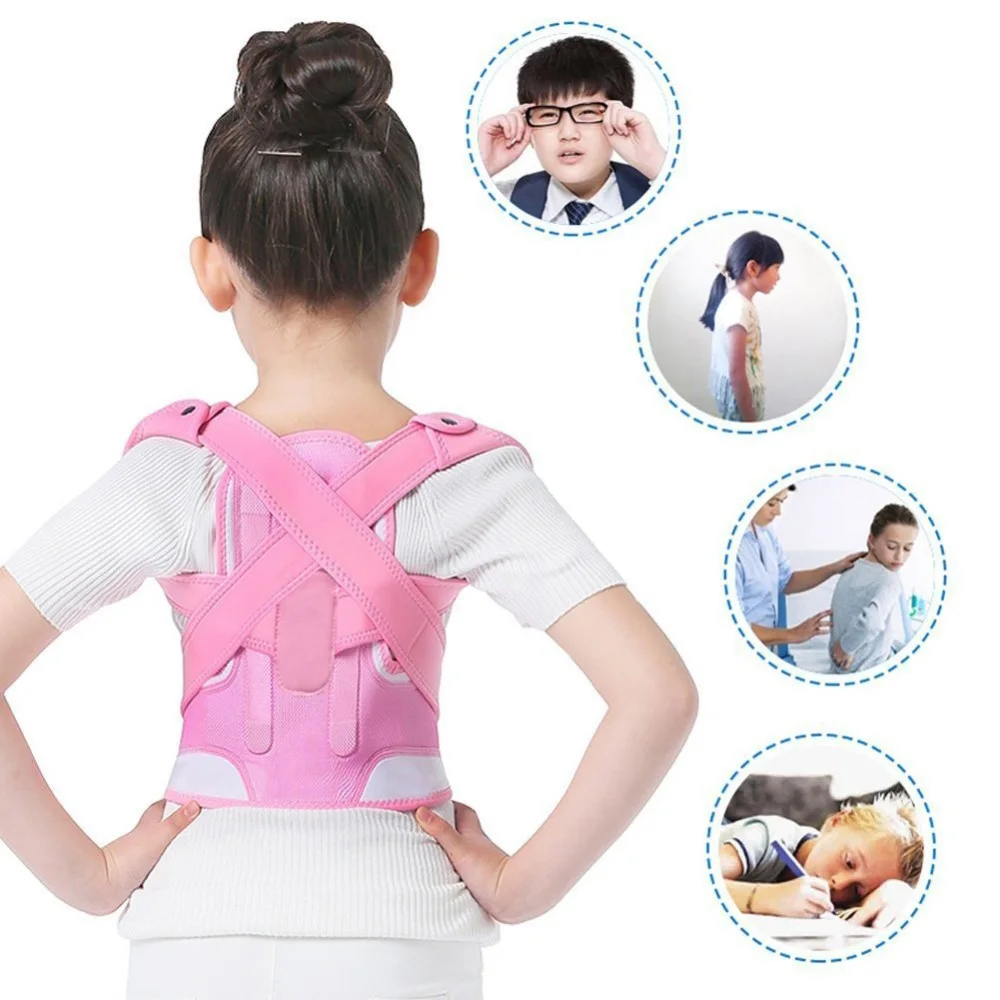 Adjustable Children Posture Corrector Back Support Belt Kids Orthopedic Corset For Kids Spine Back Lumbar Shoulder Braces Health