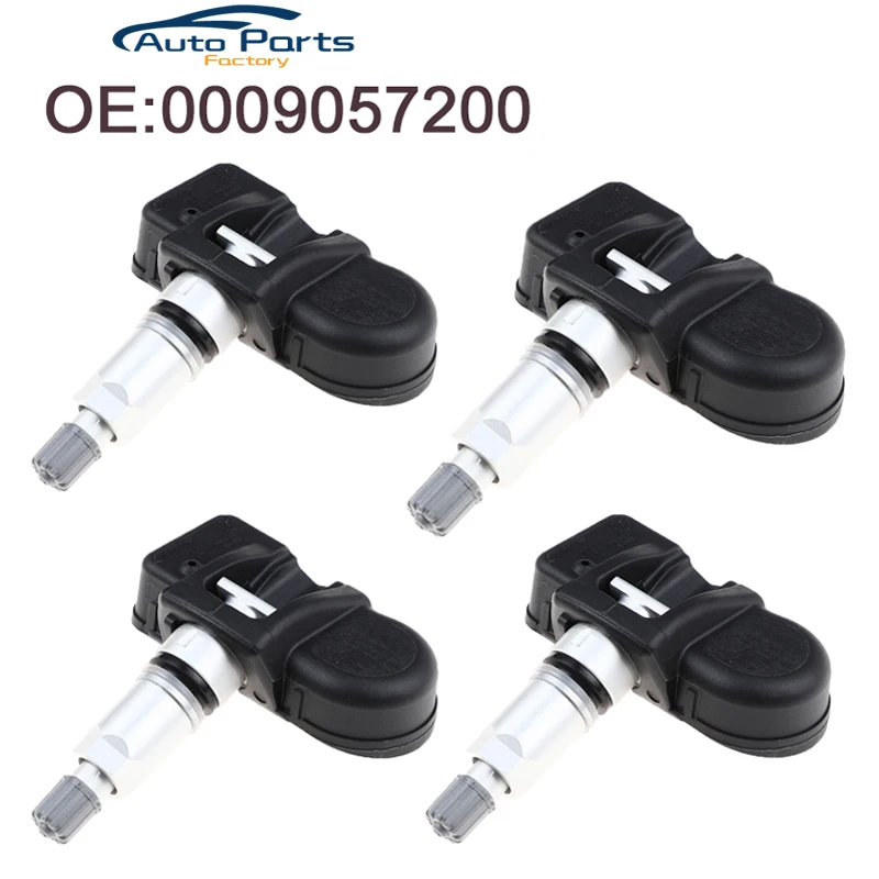 4 шт. датчик давления в шинах монитор TPMS сенсор для Mercedes-Benz C350 E350 C E Smart 0009057200 A0009057200