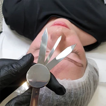 

new arrived BB Compass Microblading Eyebrow Mapping Tool for Permanent Makeup eyebrow Measurement Tool Microblading supplies