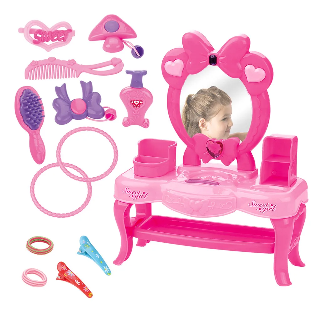 childrens toy dressing table set