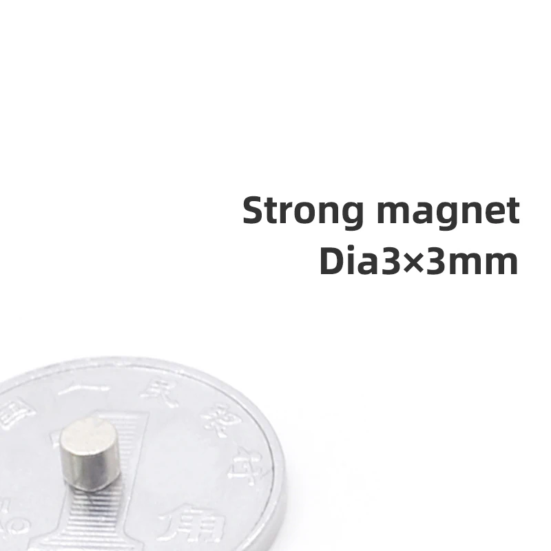 20/50/100/200/500/1000pcs 3x3 мм N35 Мини Супер мощная круглый редкоземельный неодимовый магнит постоянных магнитов 3*3 мм