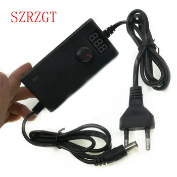 

Universal Adjustable AC To DC Power Supply 3V 5V 6V 9V 12V 15V 18V 24V 1A 2A Power Supply Adapter 220V To 12 V Volt Adapter