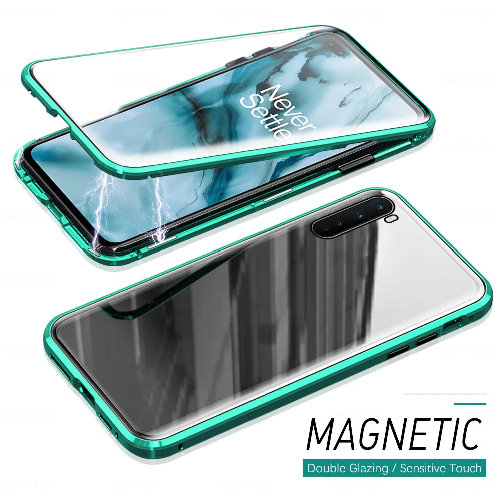 oneplus nord double magnetic case