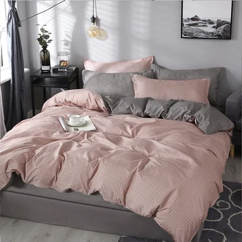 

Printed Solid bedding sets Home Bedding Set 4pcs High Quality Lovely Pattern with Star tree flower