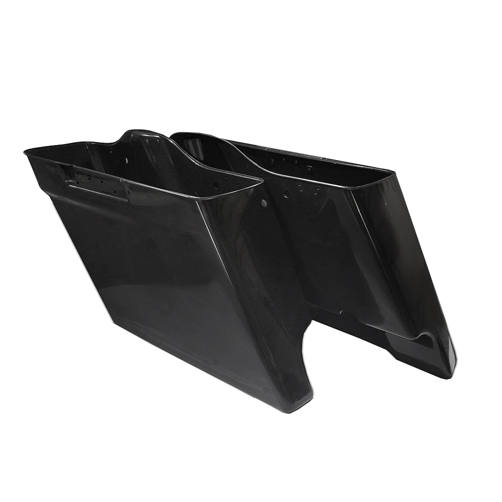 Unpainted Hard Extended saddlebag Speaker Side Bag Lid W Latches for 2014 -2020 Harley Davidson Touring Road King Street Glide (12)